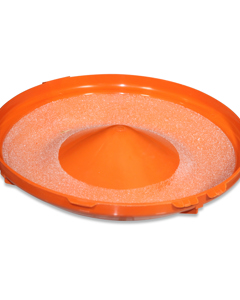 Dish PA BP/MP330 corundum coated (graining 30)